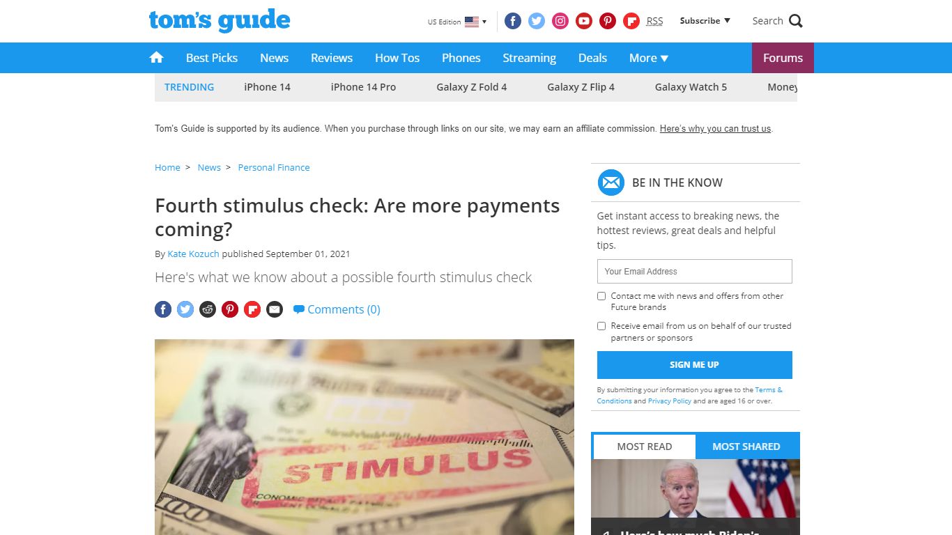 Fourth stimulus check: Are more payments coming? | Tom's Guide